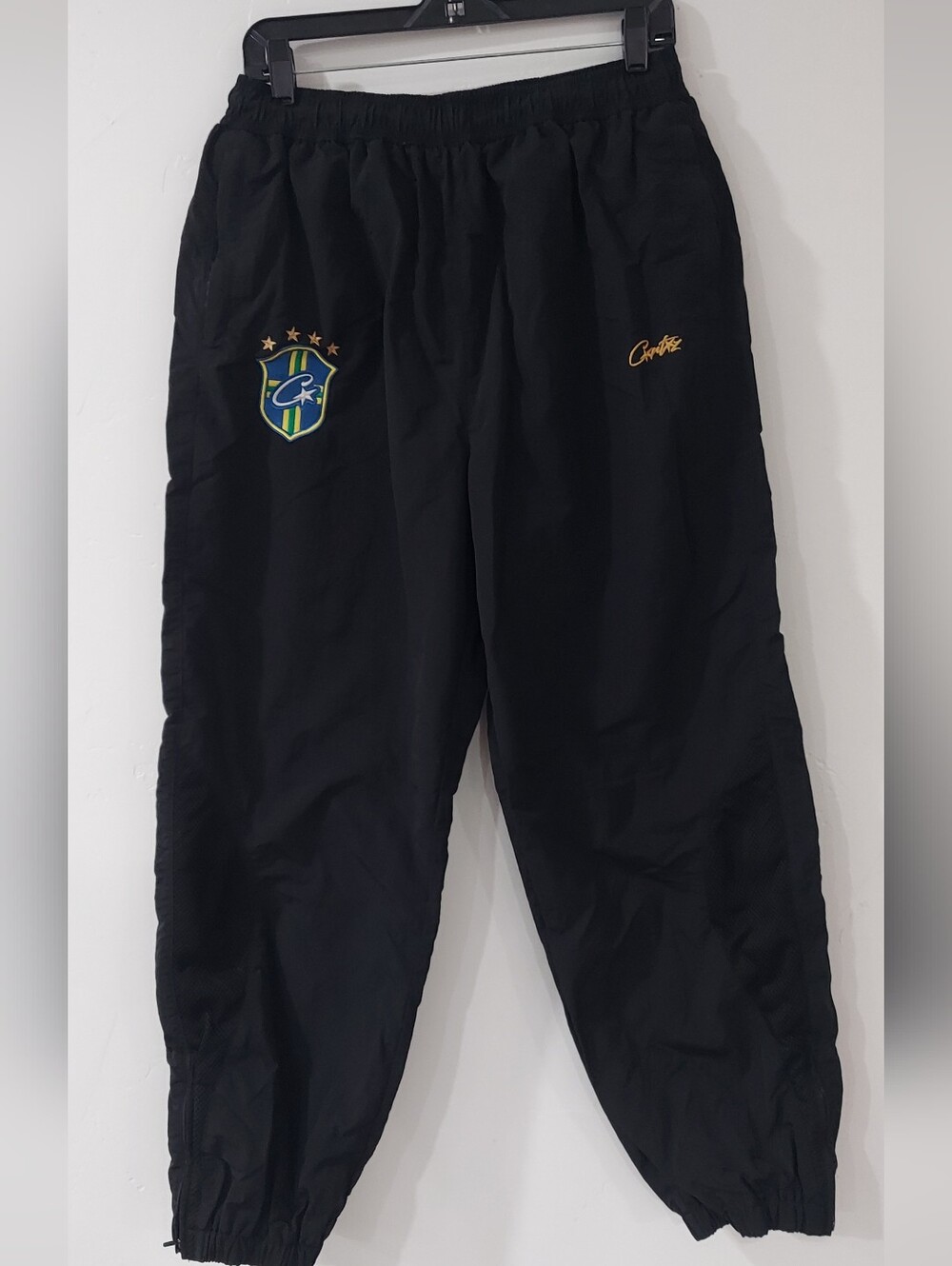 Corteiz Brazil Black Olympic Shuku Pants